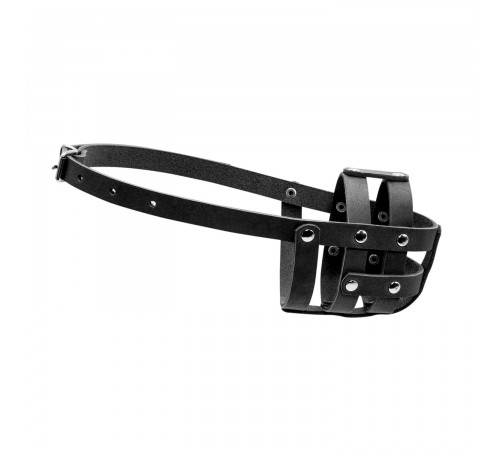 Шкіряний намордник Collar №0 для спанієля 6 см / 25 см (м'який)