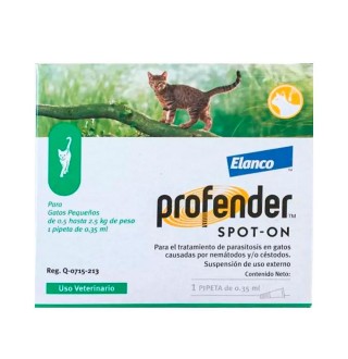 Profender Spot-On by Elanco-Bayer - краплі від гельмінтів для котів до 2,5кг
