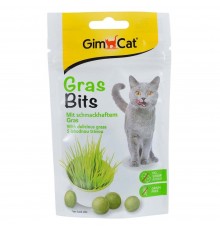 Ласощі для котів GimCat Gras Bits 40 г - трава