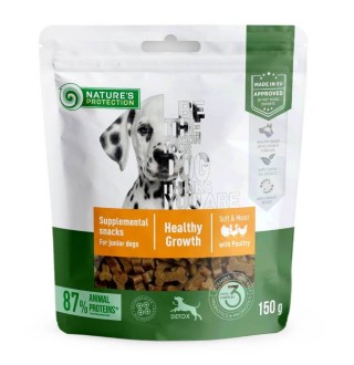 Ласощі для цуценят Nature's Protection Healthy Growth 150 г - м'ясо птиці