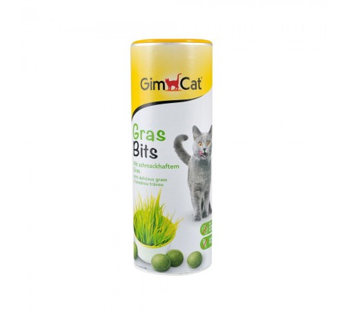 Ласощі для котів GimCat Gras Bits 425 г - трава