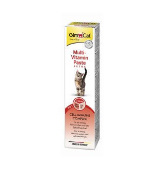 GimCat Multi-Vitamin Paste EXTRA - мультивітаміна паста з жирними кислотами для котів, 200г