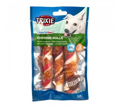 Ласощі для собак Trixie Паличка для чищення зубів Denta Fun 12 см, 105 г / 3 шт.