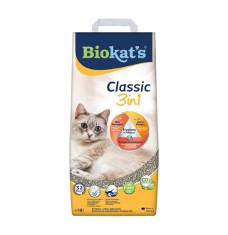 Наповнювач для котячого туалету Biokat's Classic 3in1 10 л - бентонітовий