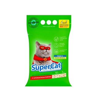 Наповнювач для котячого туалету Collar Super Cat 3 кг/10л - деревинний