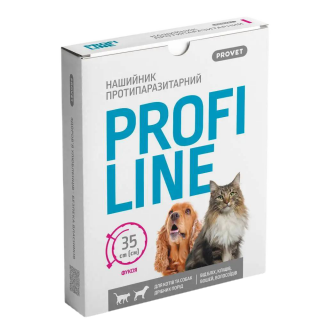 Нашийник для котів PROVET Profiline 35 см - фуксія