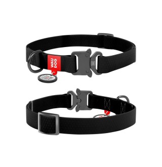 Нашийник для собак Collar Waudog Waterproof XL - чорний