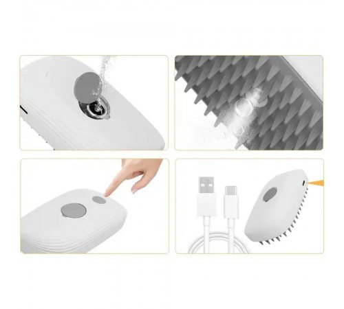 Парова щітка для вичісування собак Petkit 12 x 6,5 см