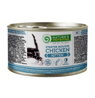 Паштет для кошенят Nature's Protection Kitten Starter 200 г - курка