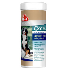 Пивні дріжджі для собак великих порід 8in1 Excel «Brewers Yeast Large Breed» 80 таблеток (для шкіри та шерсті)