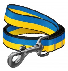 Повідець WAUDOG Nylon з малюнком «Colors of freedom» S 122 cм/15 мм