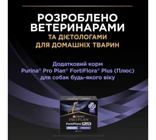 Пробіотик з пребіотиком для собак Pro Plan FortiFlora Plus 30 шт