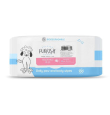 Серветки для собак Furrish Bath Wipes 100 шт - без запаху