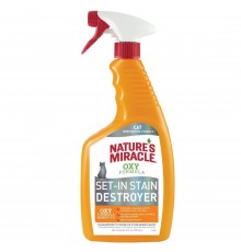 Спрей-знищувач Nature's Miracle «Set-In Stain Destroyer. Oxy Formula» для видалення плям і запахів від котів, з формулою активного кисню 709 мл