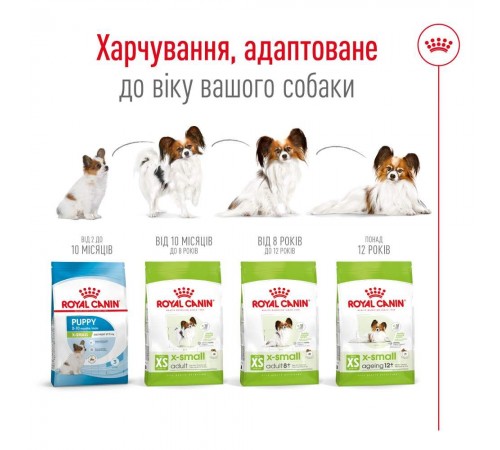 Сухий корм для собак Royal Canin X-Small Adult 1,2 кг