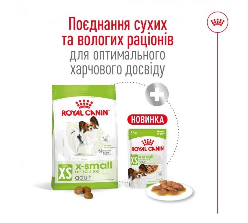 Сухий корм для собак Royal Canin X-Small Adult 1,2 кг