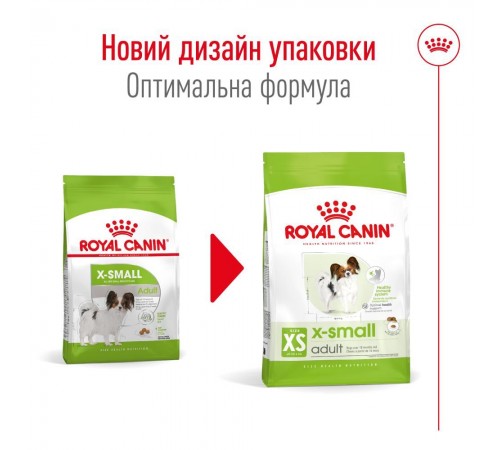 Сухий корм для собак Royal Canin X-Small Adult 1,2 кг