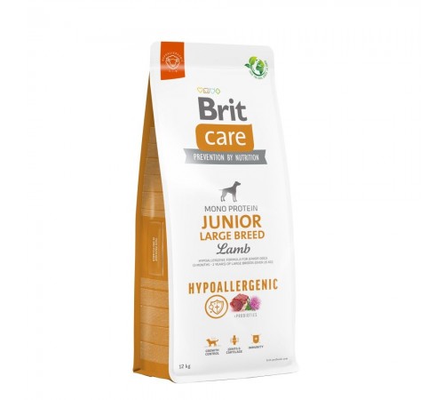 Сухий корм Brit Care Dog Hypoallergenic Junior Large Breed 12 кг - ягня