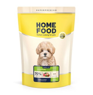 Home Food for Puppies - сухий корм з ягнятиною та рисом для цуценят малих порід, 1,6кг