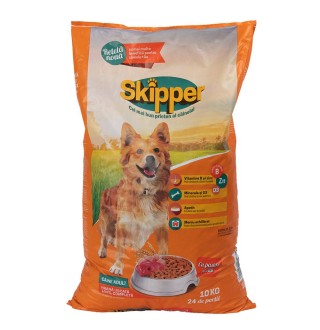 Сухий корм для собак SKIPPER 10 кг (курка та яловичина)