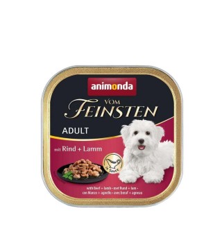 Вологий корм для собак Animonda Vom Feinsten Adult 150 г - яловичина і ягня