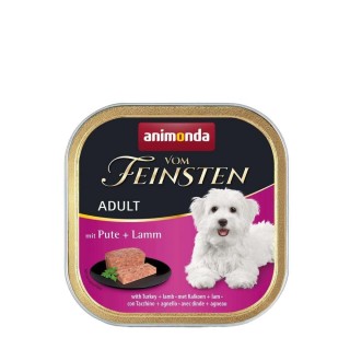 Animonda Vom Feinsten Adult Turkey Lamb - вологий корм для собак з індичкою і ягням, 150г