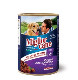 Вологий корм для собак Migliorcane 405 г (дичина)