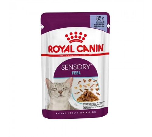 Вологий корм для котів Royal Canin Sensory Feel Jelly pouch 85 г