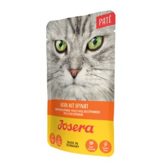 Josera Pate Huhn mit Spinat - вологий корм-паштет з куркою та шпинатом для котів, 85г
