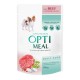 Вологий корм для собак Optimeal Complete Canned Pet Food Adult 3+1 pouch 400 г - асорті