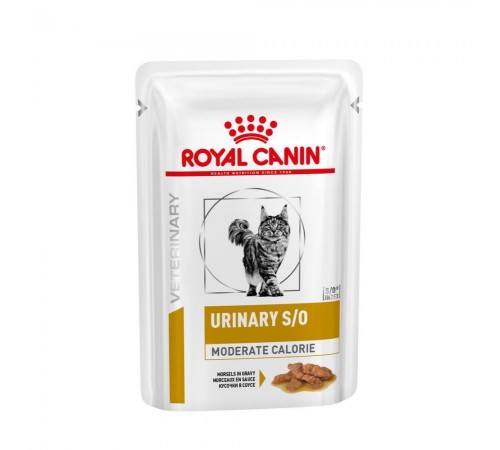 Вологий корм для котів Royal Canin Urinary S/O Moderate Calorie Gravy pouch 85 г