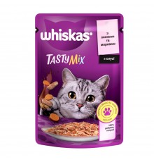 Вологий корм для котів Whiskas Tasty Mix pouch 85 г - лосось та морква