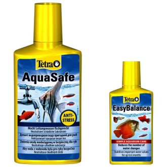 Засіб Tetra Aquasafe для підготовки води 250 мл + Tetra Easy balance 100 мл на 400 л
