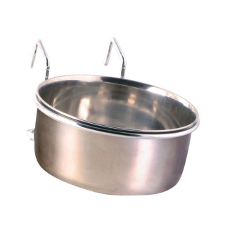 Миска металева Trixie з кріпленням 600 мл / 12 см