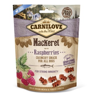 Ласощі для собак Carnilove Mackerel with Raspberries 200 г (для імунітету)
