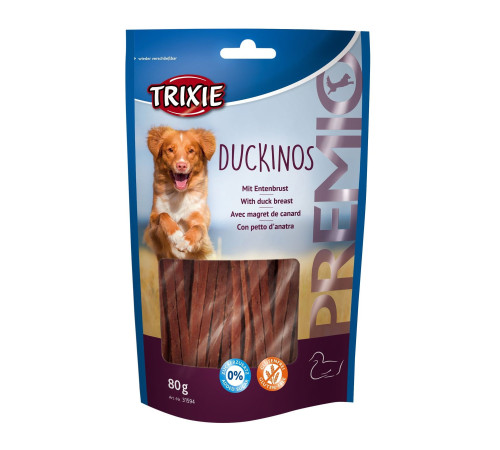 Ласощі для собак Trixie PREMIO Duckinos 80 г (качка)