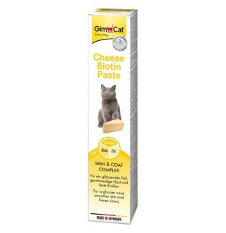 Ласощі для котів GimCat Cheese Biotin Paste 100 г - сир з біотином