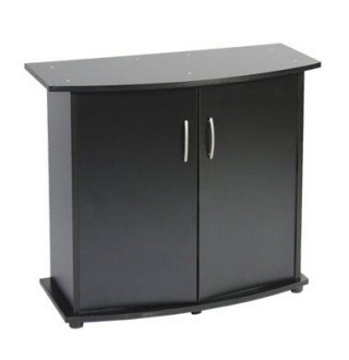 Підставка під акваріум Природа овальна 80 x 35 x 70 см (чорна, з дверима)