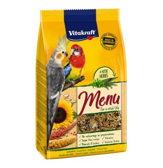 Корм для середніх папуг Vitakraft «Premium Menu» 1 кг