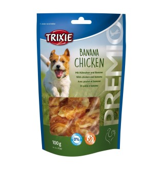 Ласощі для собак Trixie PREMIO Banana & Chicken 100 г (курка та банан)