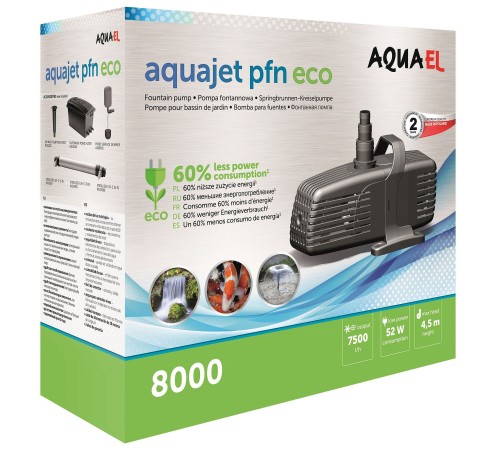 Фонтанна помпа Aquael AquaJet PFN 8000 ECO