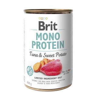 Вологий корм для собак Brit Mono Protein Tuna & Sweet Potato 400 г (тунець та батата)