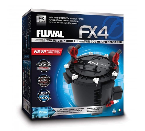 Зовнішній фільтр Fluval «FX4» для акваріума до 1000 л