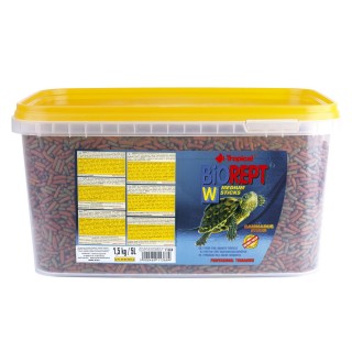 Сухий корм для водоплавних черепах Tropical в паличках «Biorept W» 5 л
