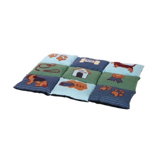 Матрац Trixie «Patchwork» 80 см / 55 см (синій)