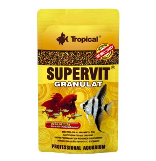 Сухий корм для акваріумних риб Tropical в гранулах «Supervit Granulat» 10 г (для всіх акваріумних риб)