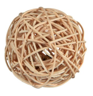 Іграшка для гризунів Trixie М'яч з брязкальцем d=4 см (натуральні матеріали)