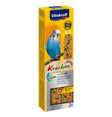 Ласощі для хвилястих папуг Vitakraft «Kracker Original Feather Care» 60 г / 2 шт. (під час линьки)