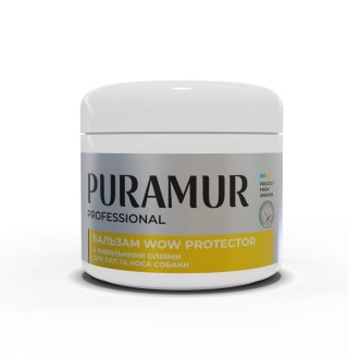Бальзам Puramur Professional WOW Protector для лап та носа собаки з живильними оліями 50 мл