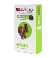 Таблетки для собак Bravecto від 10 до 20 кг, 1 шт